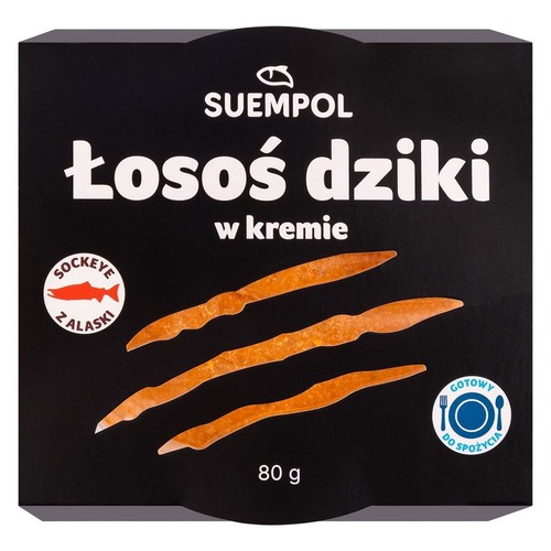 Łosos wędzony sockeye w kremie  Suempol 80 g