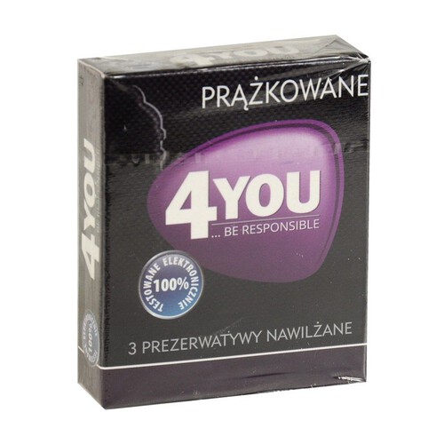 Prezerwatywy nawilżane 4 You 3 sztuki