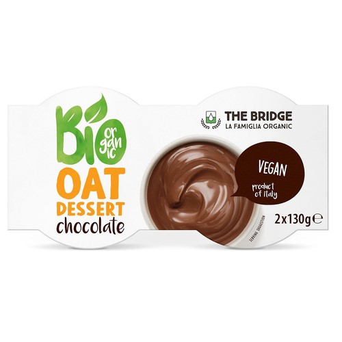 BIO Deser owsiany czekoladowy   THE BRIDGE 2 x 130 g