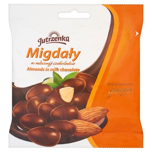 Migdały w mlecznej czekoladzie   Jutrzenka 80 g