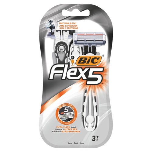 Maszynki do golenia Flex 5 BIC 3 sztuki