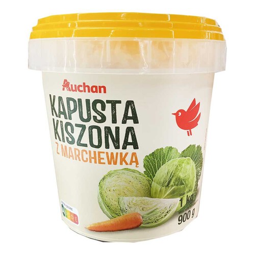 Kapusta kiszona z marchewką Auchan 900 g