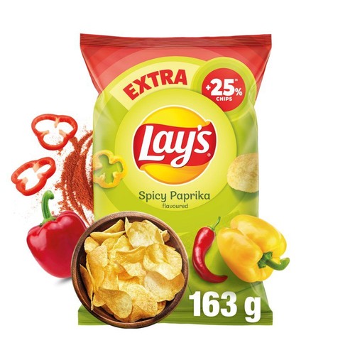 Chipsy ziemniaczane o smaku pikantnej papryki Lay's 130 g