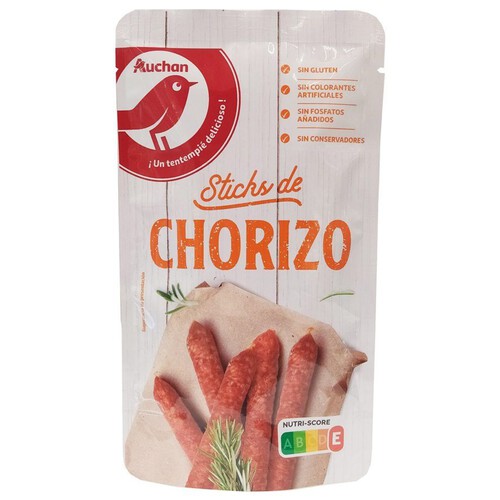 Mini kiełbaski Chorizo dojrzewające Auchan 50 g