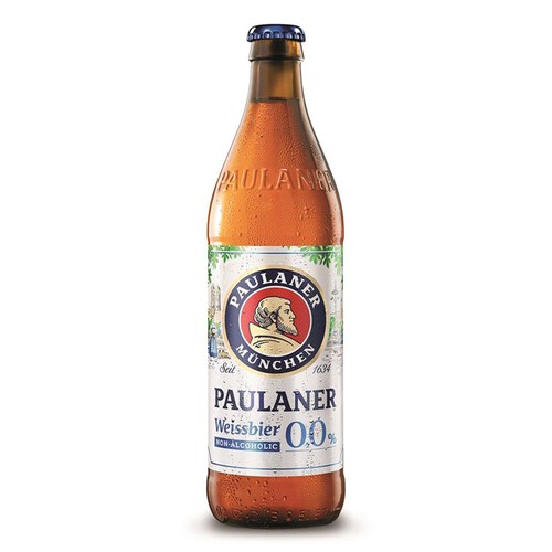 Piwo bezalkoholowe 0.0% Weissbier  Paulaner 500 ml