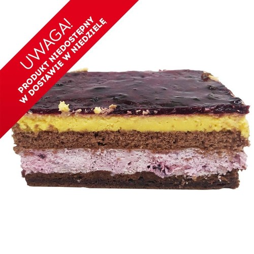 Ciasto Adwokatka z porzeczką Cukiernia Auchan na wagę ok. 500 g