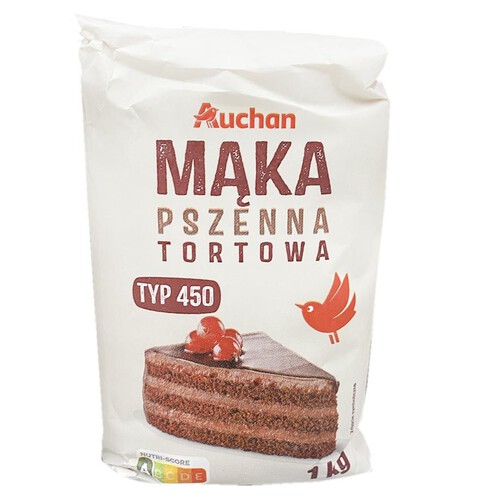 Mąka pszenna tortowa typ 450 Auchan 1 kg