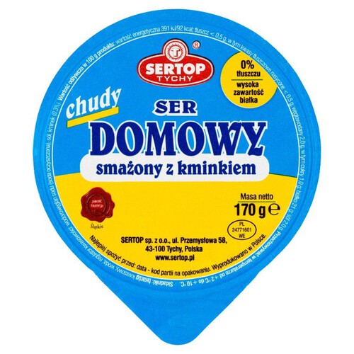 Ser domowy smażony z kminkiem Sertop 170 g