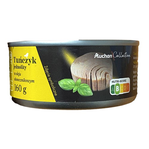 Tuńczyk w oleju słonecznikowym Auchan 160 g