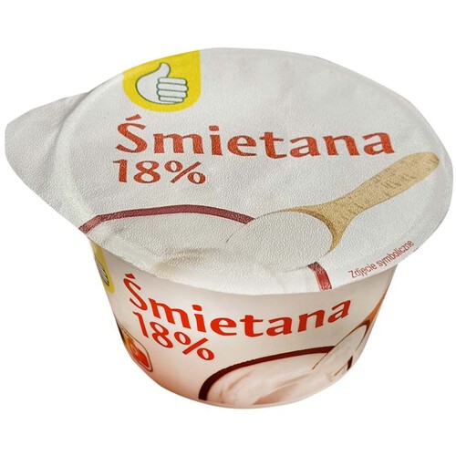 Śmietana 18%  Auchan 180 g