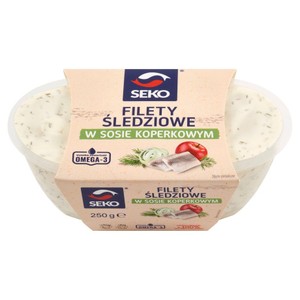 Filety śledziowe w sosie koperkowym Seko 250 g