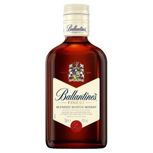 Whisky blended 24K alk. 40,0% obj. Ballentines 200 ml