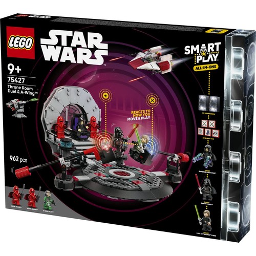 Star Wars™ SMART Play™: Pojedynek w sali tronowej i A-Wing™ 75427 LEGO 1 sztuka