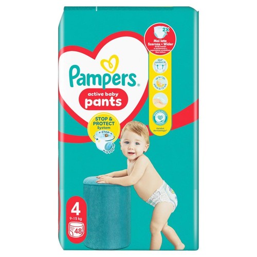 Pieluchomajtki 4 9-15 kg Pampers 48 sztuk