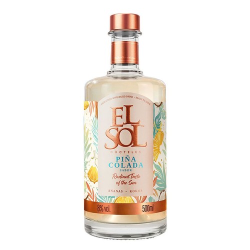 Koktail na bazie wina Pina Colada alk. 8,0% obj.

 El Sol 500 ml