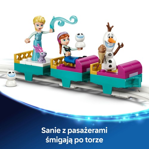 Disney Kraina lodu Lodowy zamek Elzy i śnieżna przejażdżka 43281 LEGO 1 sztuka