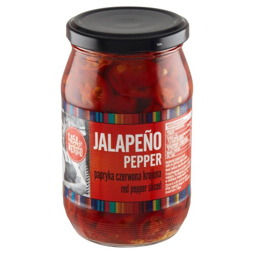 Papryka czerwona Jalapeno krojona Casa de Mexico 200 g