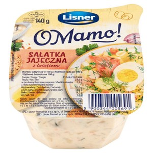 Sałatka ziemniaczana z jajkiem i łososiem Lisner 140 g