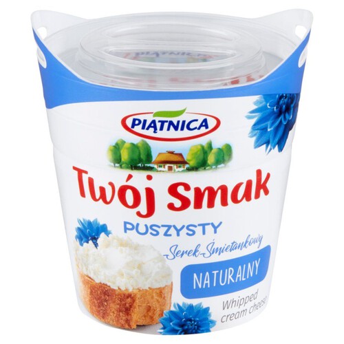 Twój Smak Serek śmietankowy naturalny Piątnica 150 g