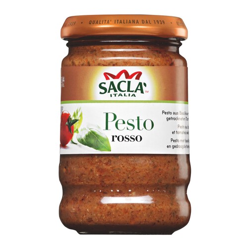 Sos pesto z bazylią i suszonymi pomidorami Sacla Italia 190 g