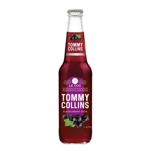 Drink alkoholowy Tommy Collins o smaku czarnej porzeczki alk. 4,7% obj. LE COQ 330 ml