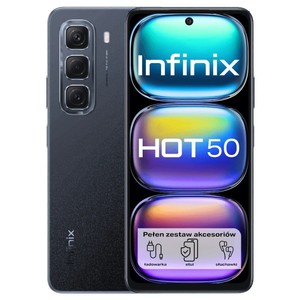Smartfon Hot 50 8/128GB czarny Infinix 1 sztuka