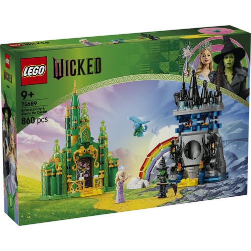 Zabawka konstrukcyjna Wicked Emerald City i Kiamo Ko Castle 75689 LEGO 1 sztuka