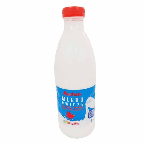 Mleko świeże 3,2% Auchan 1 l