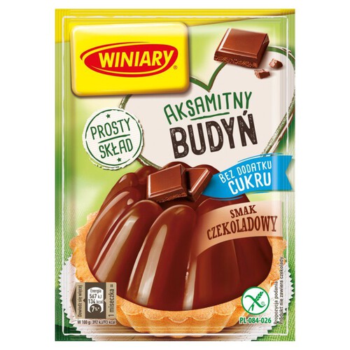 Budyń czekoladowy bez cukru Winiary 38 g