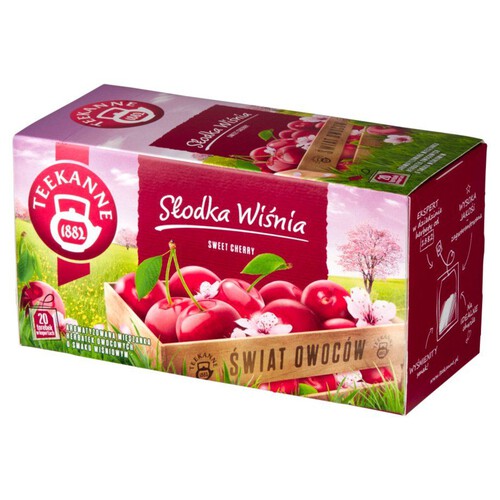 Sweet Cherry herbatka owocowa o smaku wiśni  Teekanne 20 torebek