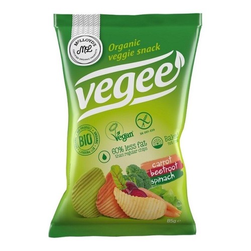 BIO Chipsy warzywne wegetariańskie bez glutenu McLloyds 85 g
