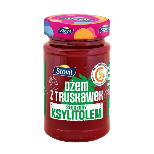 Dżem z truskawek Niski IG Stovit 250 g