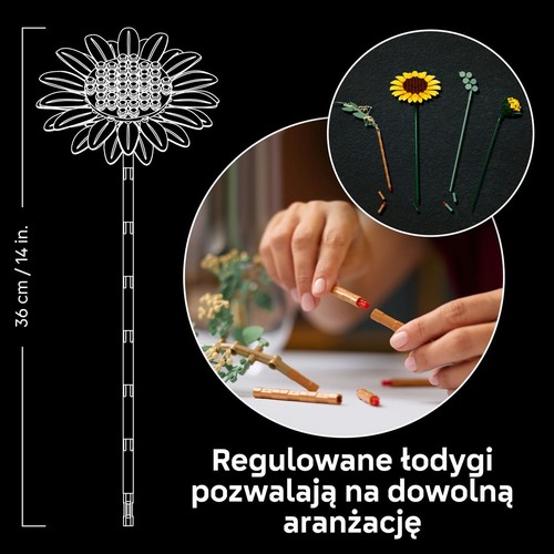Botanicals Bukiet słoneczników 11502, kwiatowa dekoracja LEGO 1 sztuka