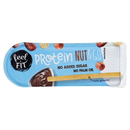 Proteinowy krem z orzechami i z mini grissini Feel Fit 25 g