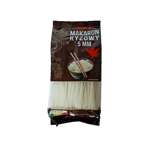 Makaron ryżowy wstążki Auchan 200 g