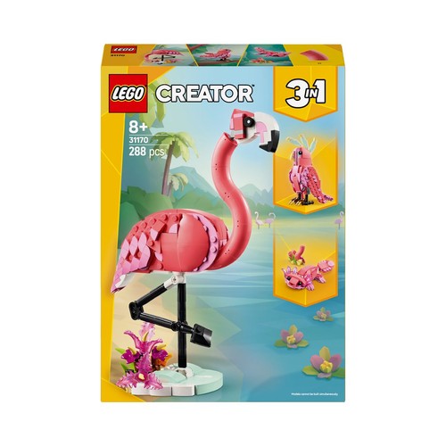 Creator 3 w 1 Dzikie zwierzęta: różowy flaming 31170 LEGO 1 sztuka