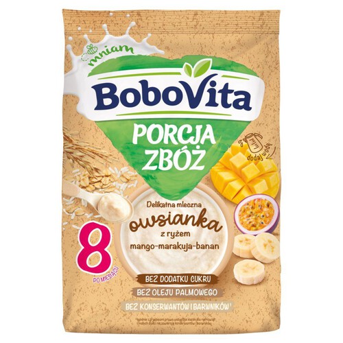 Owsianka z ryżem po 6 miesiącu mango-marakuja-banan BoboVita 210 g