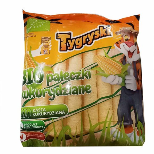 BIO Pałeczki kukurydziane Tygryski 60 g