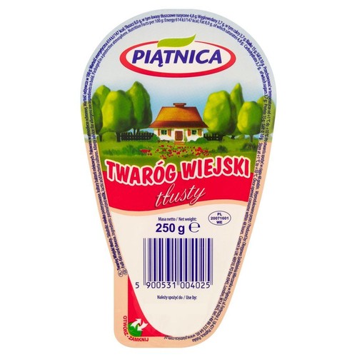 Twaróg wiejski tłusty Piątnica 250 g