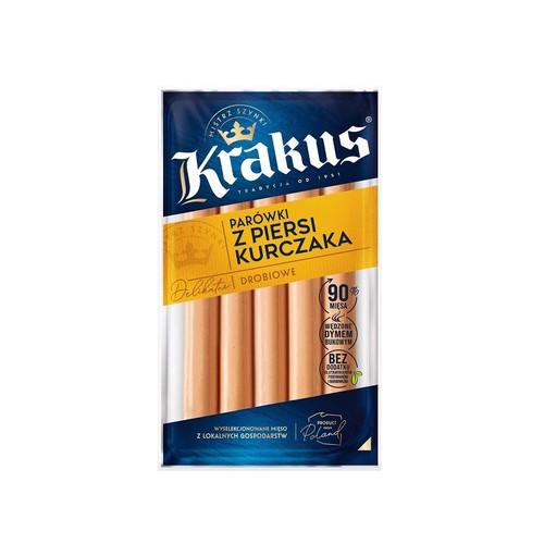 Parówki z piersi kurczaka Krakus 200 g