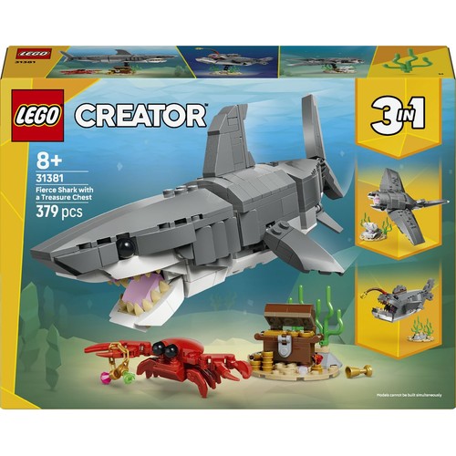 Creator Groźny rekin i skrzynia ze skarbem 31381 LEGO 1 sztuka