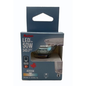 Żarówka LED GU10 50W zimna Auchan 1 sztuka