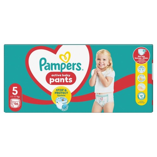 Pieluchomajtki 5 12-17 kg Pampers 96 sztuk