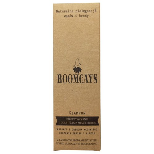 Szampon do oczyszczania i odświeżania męskiej brody ROOMCAYS 120 ml