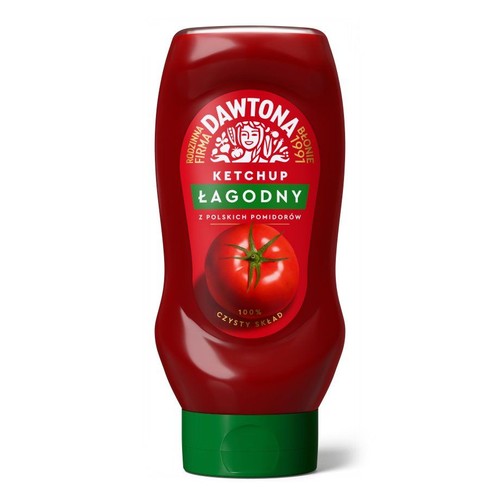 Ketchup łagodny  Dawtona 444 g