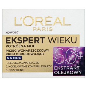 Krem na noc Ekspert Wieku 60+ L'Oreal Paris 40 ml