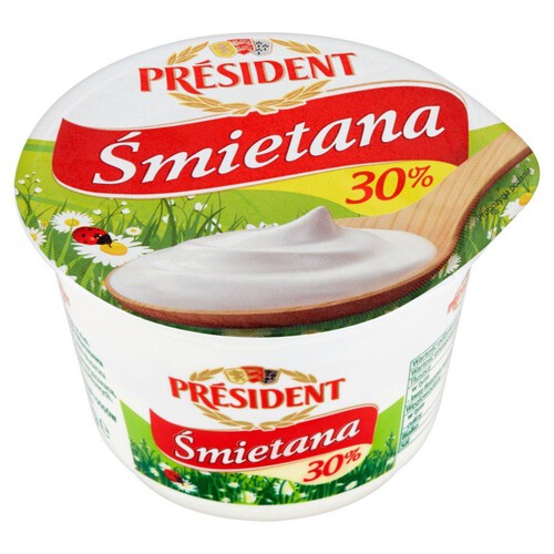 Śmietana kremowa 30% President 200 g