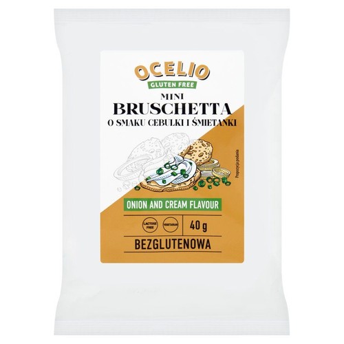 Mini Bruschetta o smaku cebulki i śmietanki Ocelio 40 g