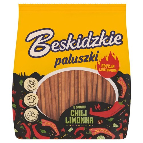 Paluszki o smaku chili - limonka Beskidzkie 180 g