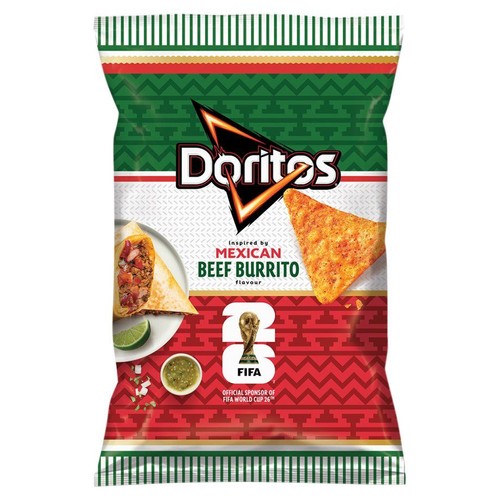 Nachos kukurydziane o smaku burrito z wołowiną Doritos 100 g
